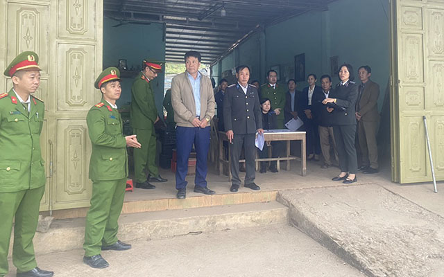 THADS Thọ Xuân: cưỡng chế kê biên tài sản thành công