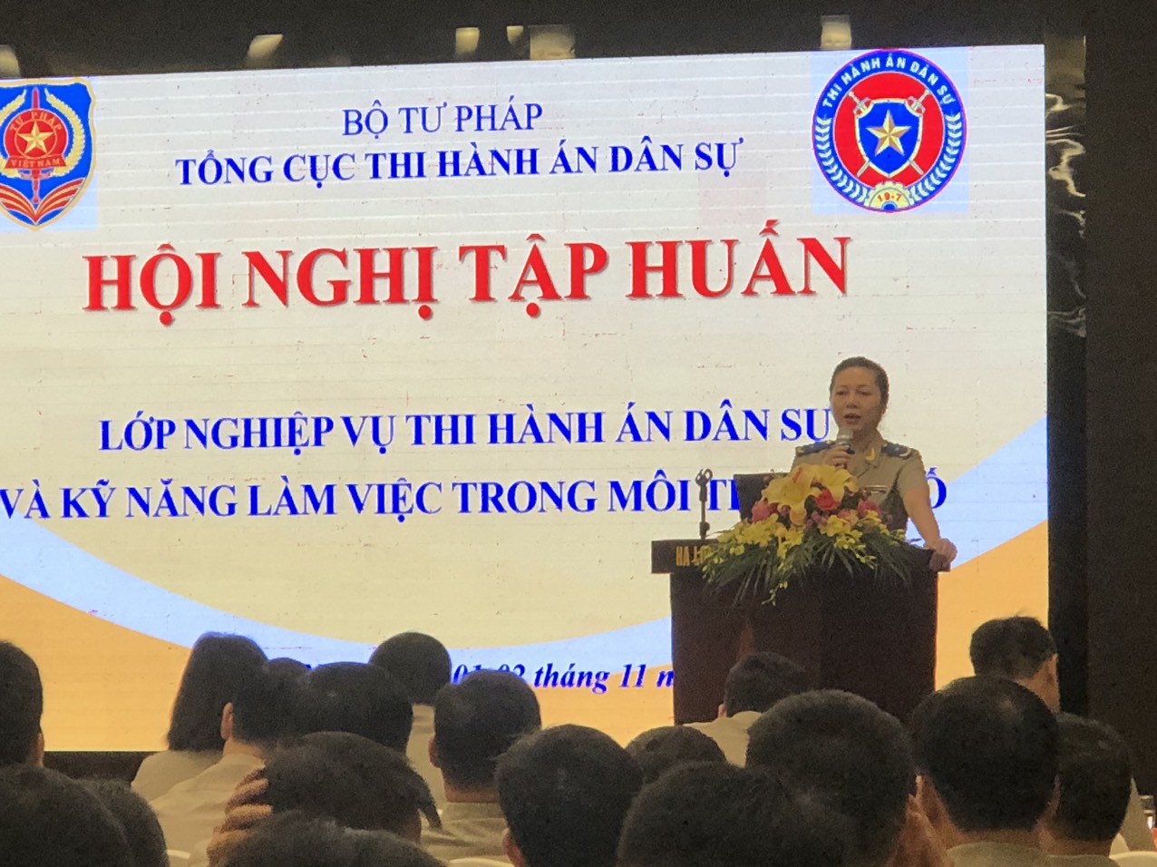 Hội nghị tập huấn nghiệp vụ thi hành án dân sự và kỹ năng làm việc trong môi trường số năm 2023 tại khu vực phía Bắc