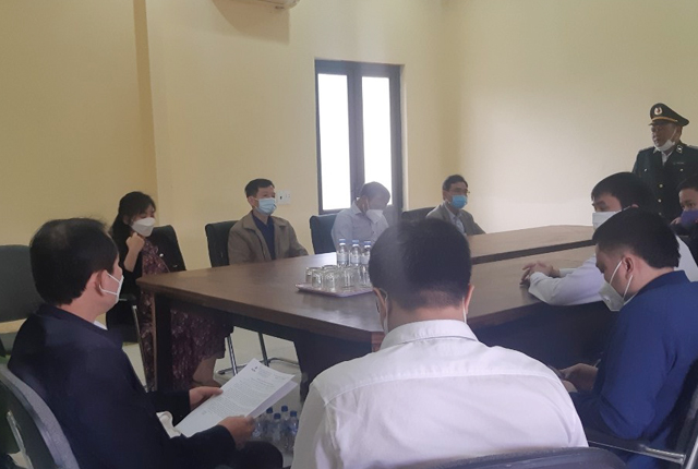 Chi cục THADS huyện Thường Xuân tổ chức cưỡng chế kê biên thành công