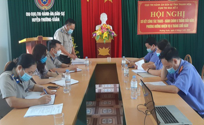 Kiểm sát trực tiếp tại Chi cục THADS huyện Thường Xuân