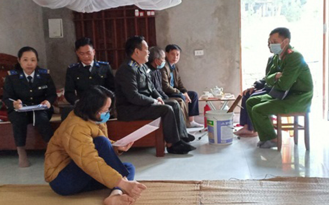 Chi cục THADS huyện Thường Xuân thực hiện thành công giao, nhận tài sản của đương sự để trừ vào nghĩa vụ thi hành án