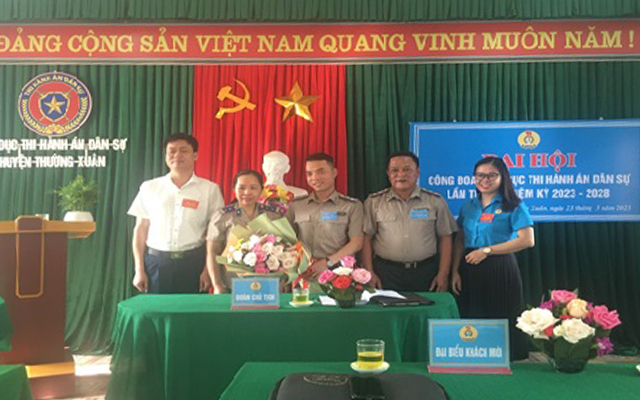 Đại hội Công đoàn Chi cục THADS huyện Thường Xuân lần thứ II, nhiệm kỳ 2023-2028