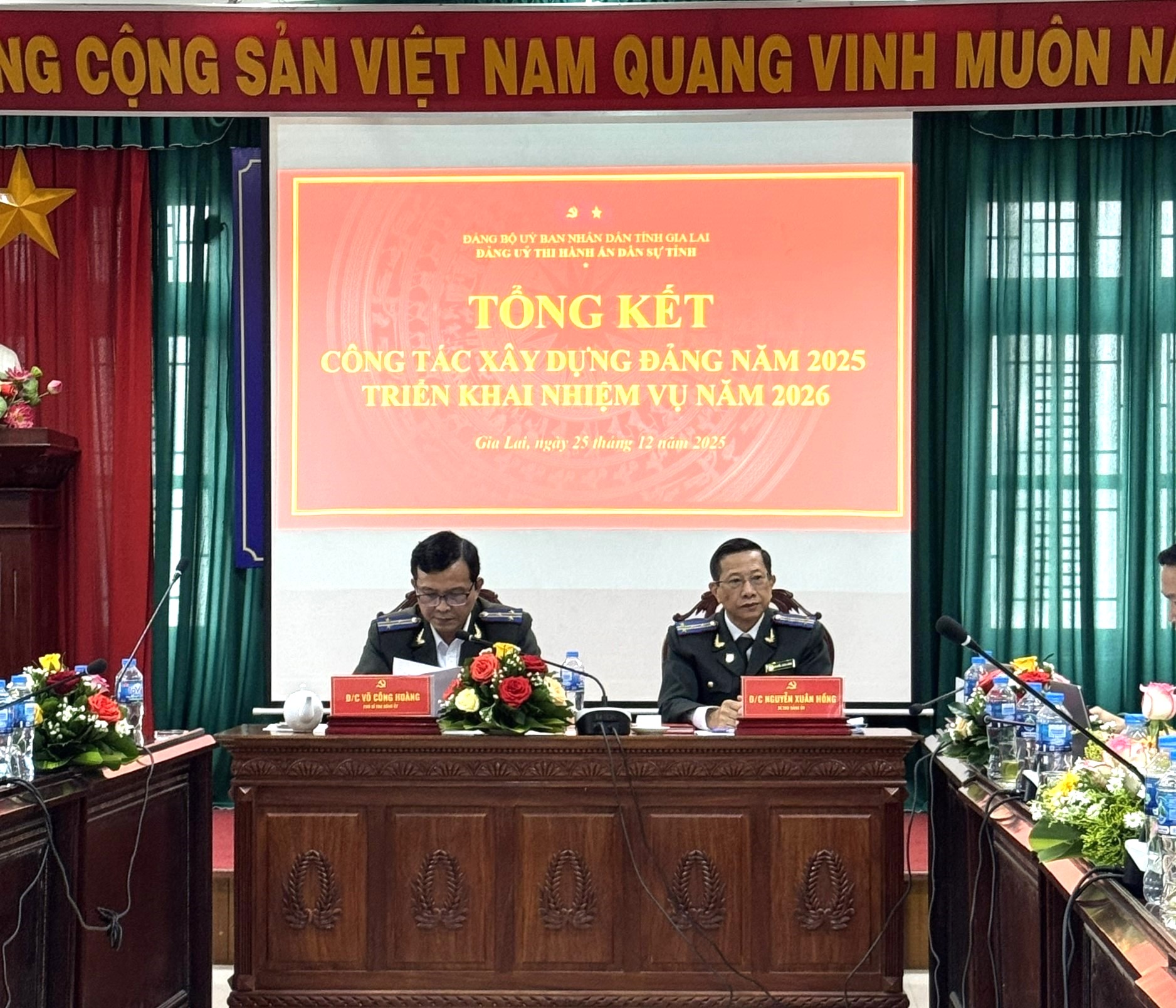 Đảng ủy THADS tỉnh Gia Lai: Tổng kết công tác xây dựng đảng năm 2025, triển khai nhiệm vụ năm 2026