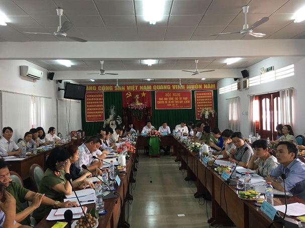 ĐỒNG NAI: GIAO BAN CÔNG TÁC TƯ PHÁP CHUYÊN ĐỀ ĐĂNG KÝ VÀ QUẢN LÝ HỘ TỊCH QUÝ I/2018