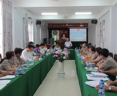 Đồng Tháp: Phó Bí thư Thường trực Tỉnh ủy đến thăm và làm việc tại Cục Thi hành án dân sự