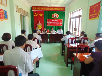 Hội nghị cán bộ, công chức cơ quan Chi cục THADS thành phố Sa Đéc năm 2016