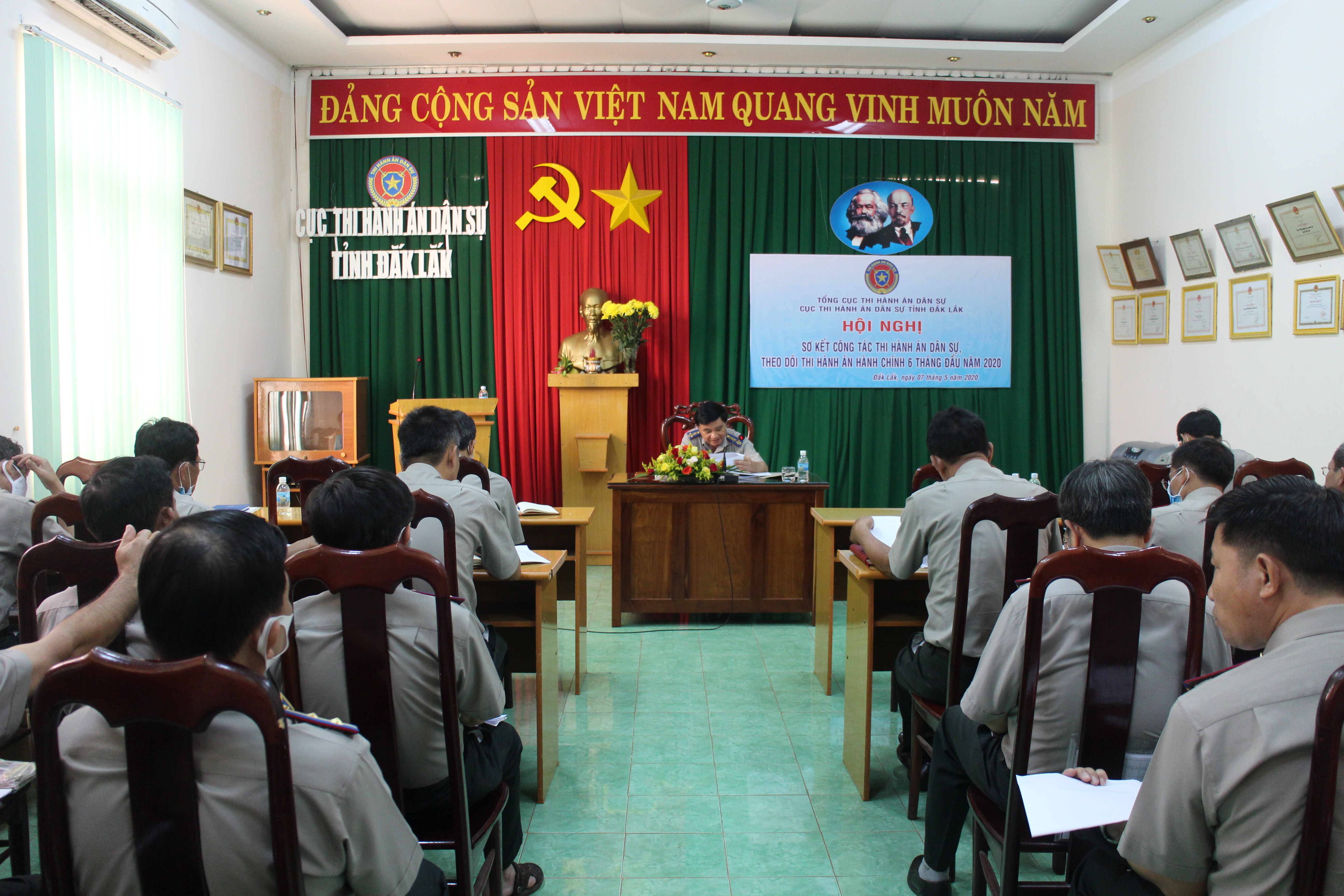 Hội nghị sơ kết công tác thi hành án dân sự, theo dõi thi hành án hành chính 6 tháng đầu năm 2020