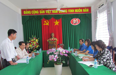 Đoàn Khối kiểm tra công tác đoàn năm 2015 đối với Chi đoàn Cục Thi hành án dân sự