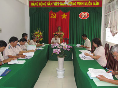 Lãnh đạo Cục tổ chức họp giao ban đánh giá kết quả công tác thi hành án dân sự năm 2015 trên địa bàn tỉnh
