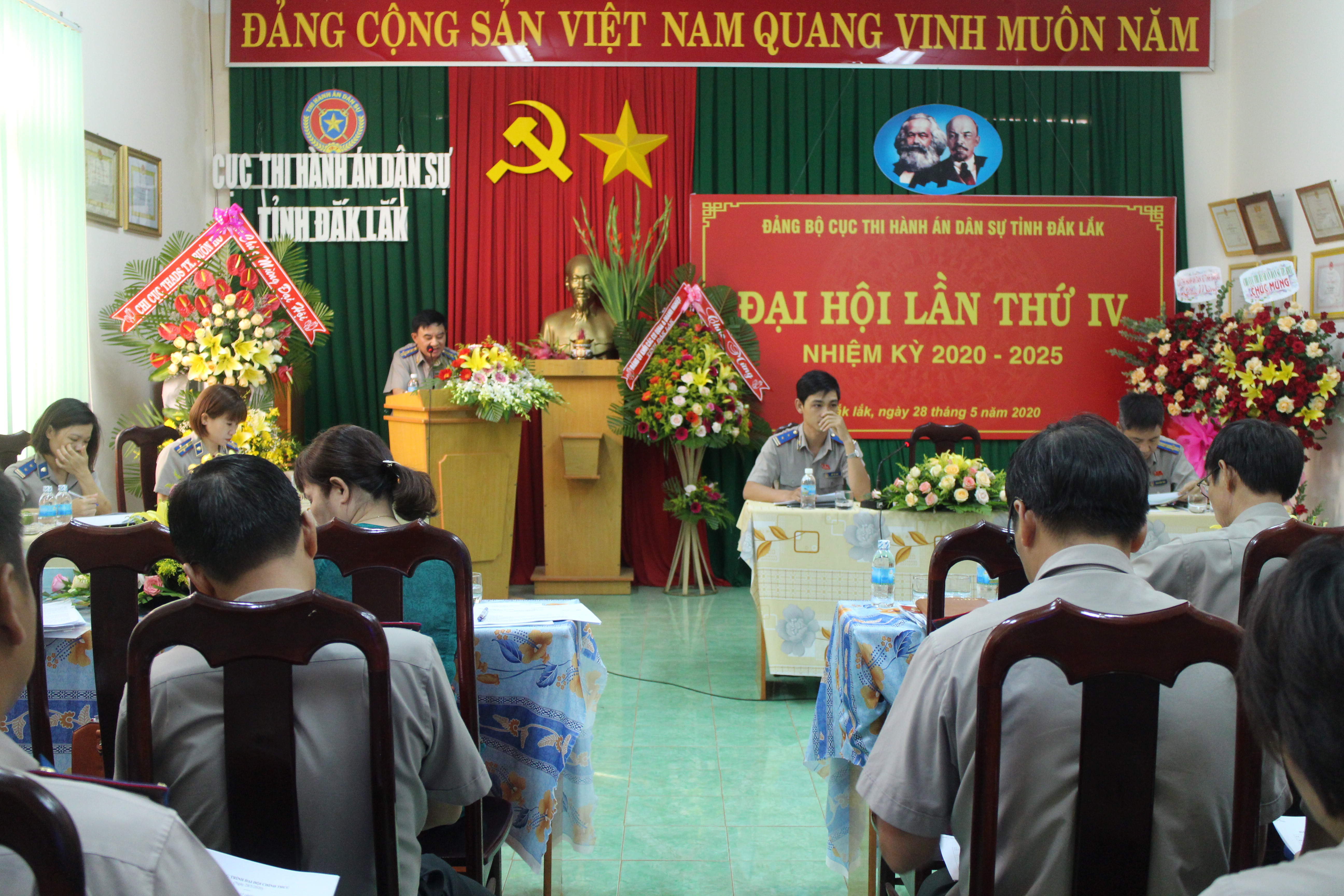 Đảng bộ Cục Thi hành án dân sự tỉnh tổ chức thành công Đại hội  Lần thứ IV (nhiệm kỳ 2020-2025).