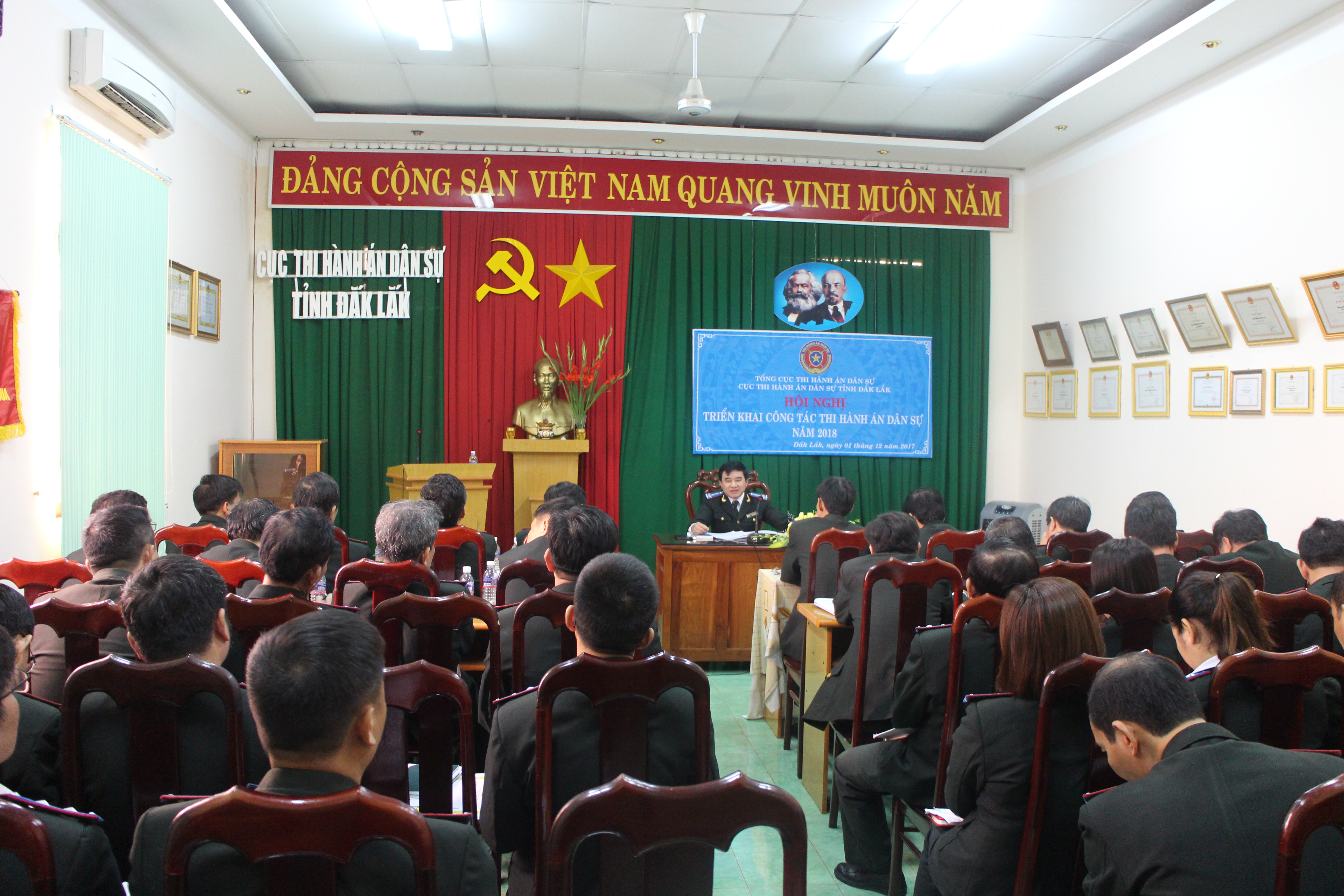 Hội nghị triển khai công tác thi hành án dân sự năm 2018