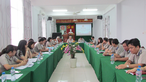 Cục Thi hành án dân sự tổ chức Hội nghị cán bộ, công chức