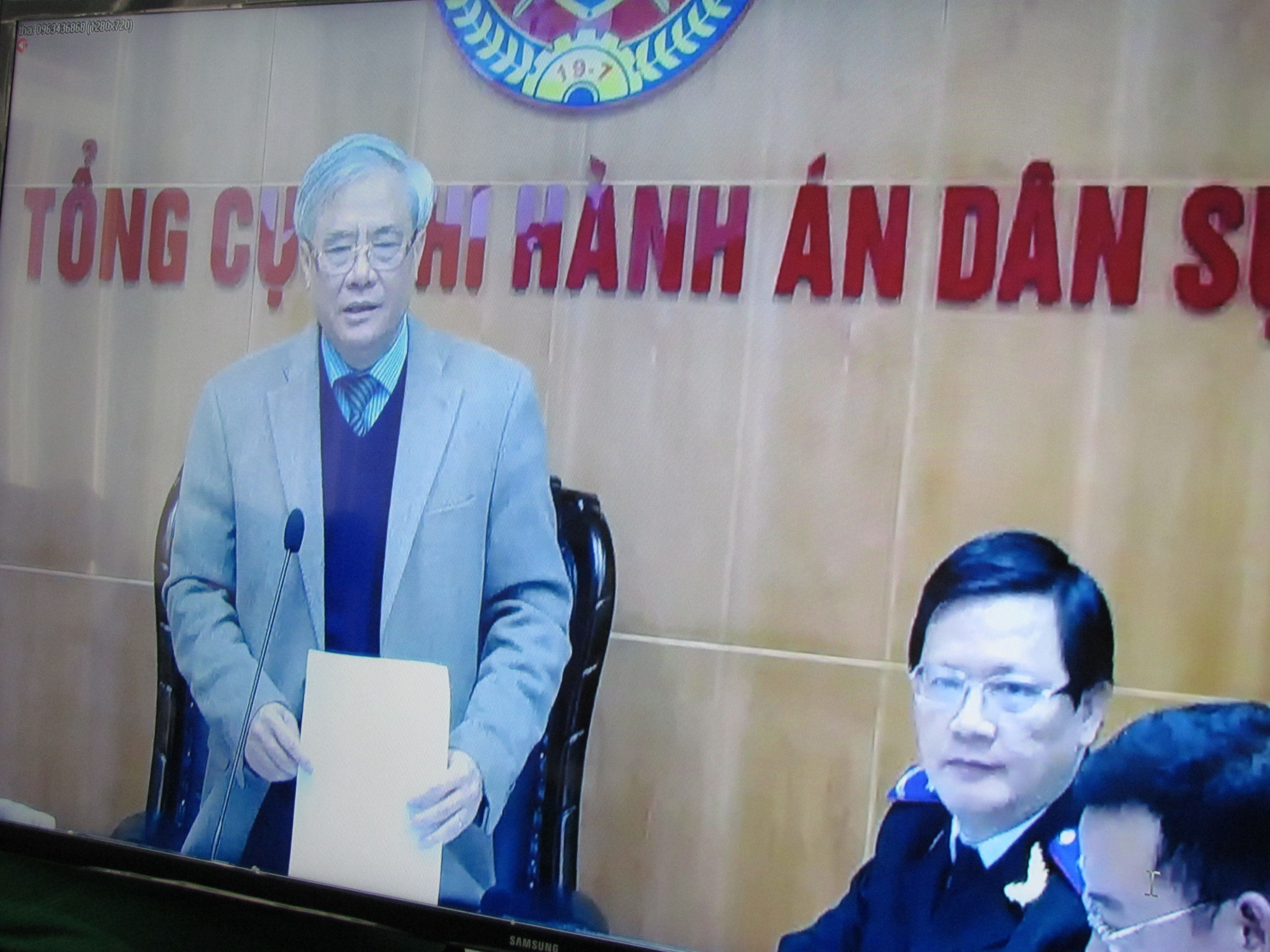 Buổi làm việc trực tuyến của Tổng cục với Cục Thi hành án dân sự 63 tỉnh, thành phố