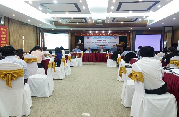 Tập huấn giảng viên nguồn về kỹ năng soạn thảo văn bản quy phạm pháp luật