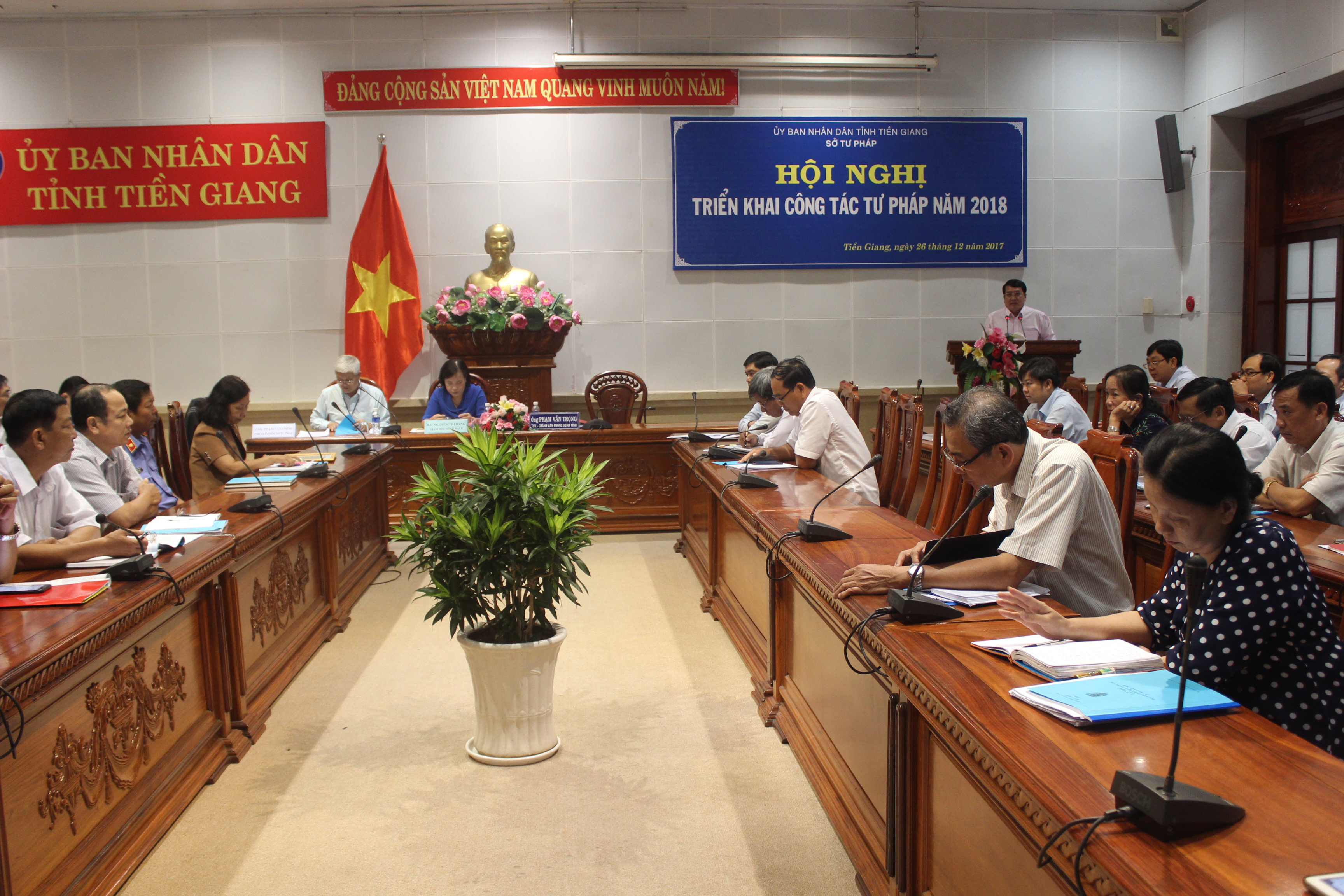 Sở Tư pháp Tiền Giang phát động phong trào thi đua tạo “động lực”, nền tảng hoàn thành thắng lợi các nhiệm vụ được giao trong năm 2018