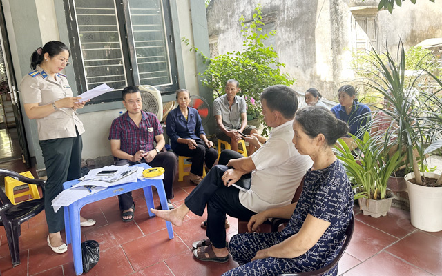 THADS TP Thanh Hóa: giao tài sản chia thừa kế thành công