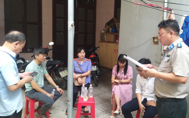 THADS thành phố Thanh Hóa: chứng kiến việc tự nguyện bàn giao tài sản trúng đấu giá