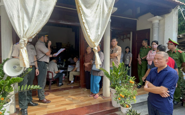 Chi cục THADS TP Thanh Hóa: tổ chức cưỡng chế thành công vụ việc phức tạp