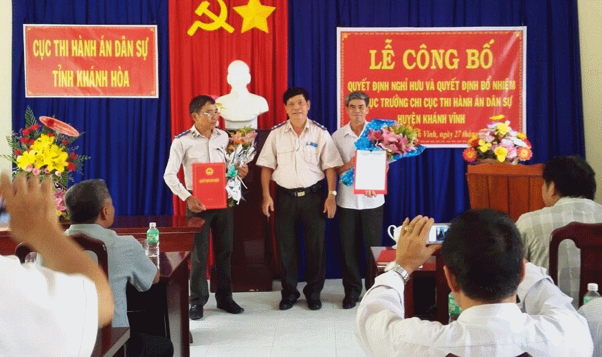 Trao Quyết định điều động, bổ nhiệm chức vụ Lãnh đạo của một số Chi cục Thi hành án dân sự