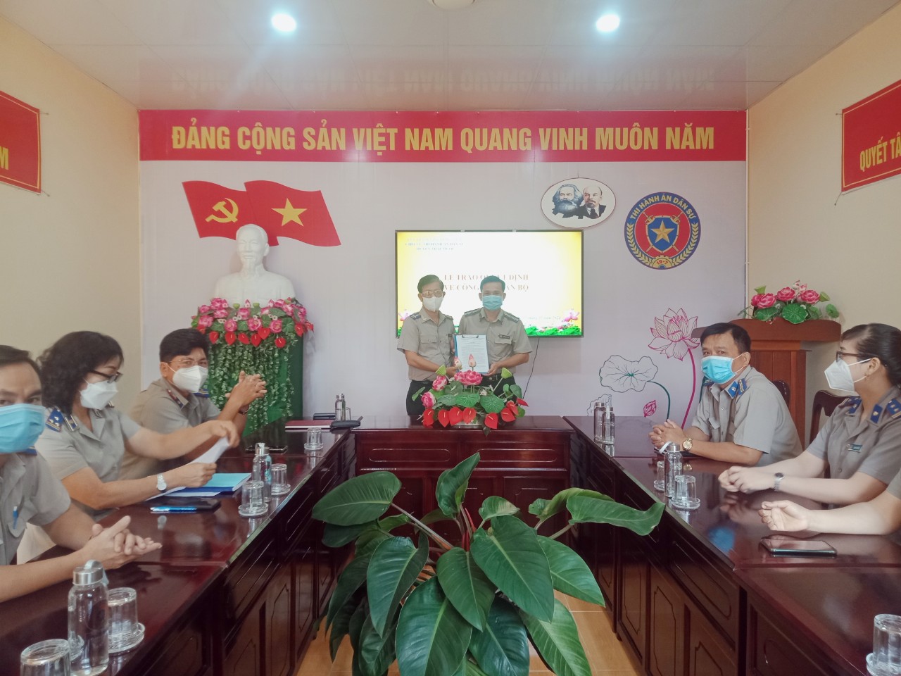 Bổ nhiệm lại Phó Chi cục trưởng Chi cục Thi hành án dân sự huyện Tháp Mười