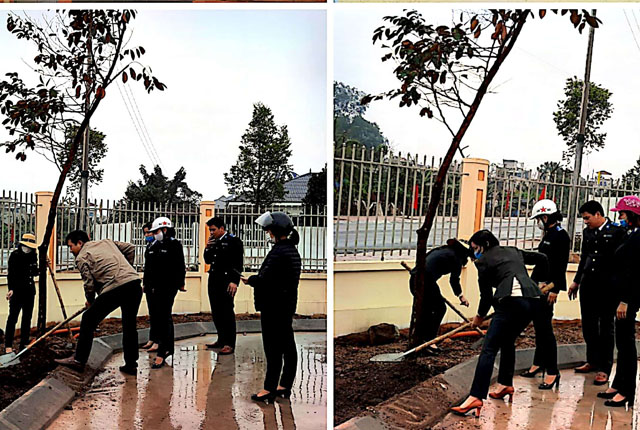 THADS huyện Triệu Sơn hưởng ứng "Tết trồng cây" xuân Nhâm Dần 2022