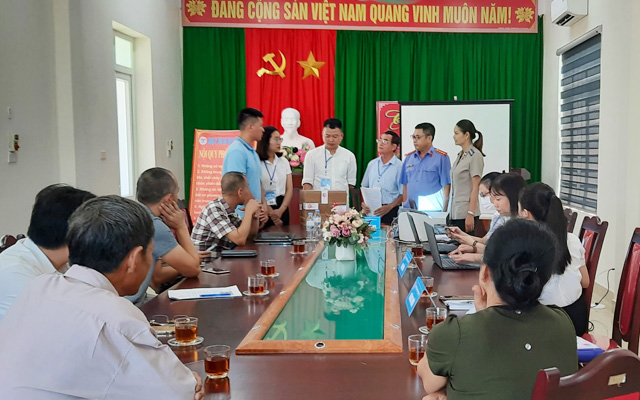 Chi cục Triệu Sơn tổ chức thi hành án trong giai đoạn” nước rút”