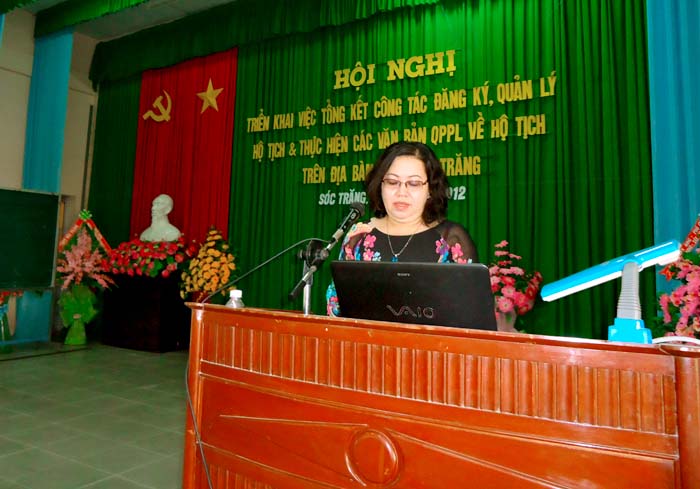 Sóc Trăng: Hội nghị triển khai việc tổng kết công tác đăng ký, quản lý hộ tịch và thực hiện các văn bản QPPL về hộ tịch trên địa bàn tỉnh