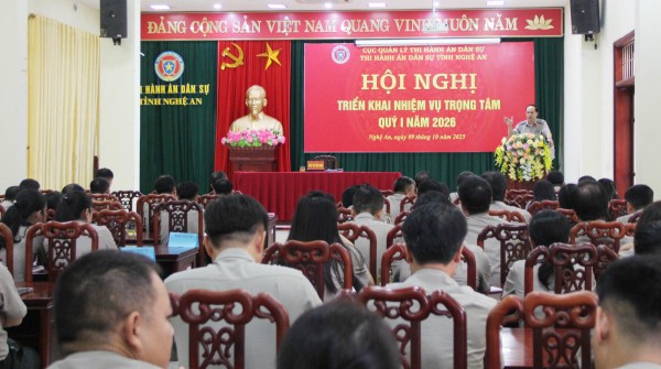 Thi hành án dân sự Nghệ An vượt đích 2025, kiến tạo nền vững chắc cho năm bản lề 2026