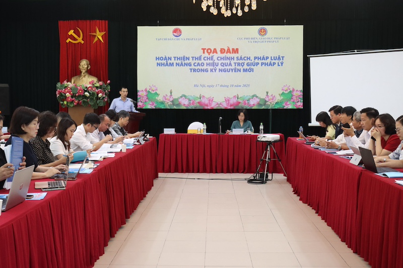 Phát huy hơn nữa hiệu quả trợ giúp pháp lý trong kỷ nguyên mới