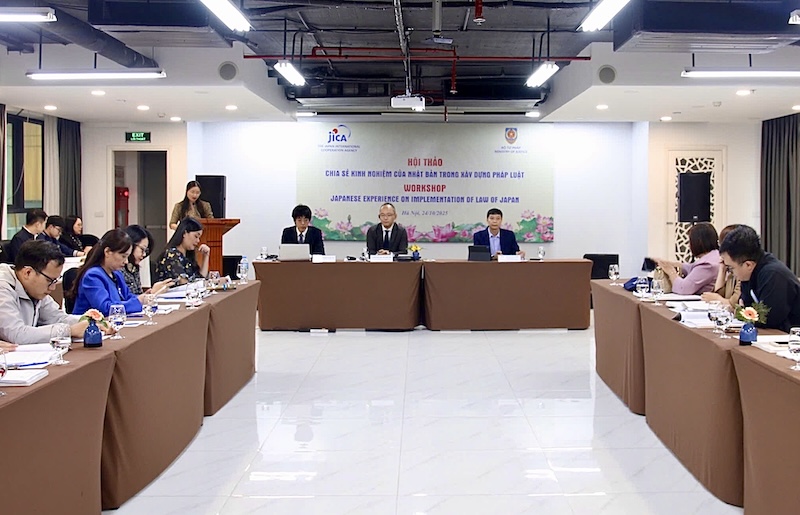 Việt Nam - Nhật Bản hợp tác thúc đẩy chuyên nghiệp hóa công tác xây dựng pháp luật