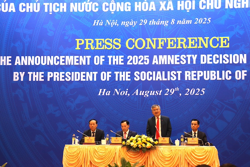 Quyết định đặc xá cho 13.920 người nhân dịp 80 năm Quốc khánh