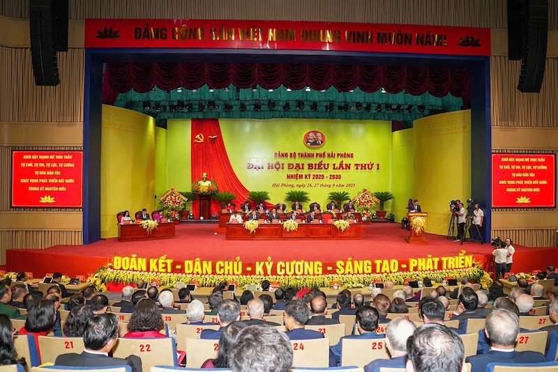 Đại hội đại biểu Đảng bộ thành phố Hải Phòng nhiệm kỳ 2025-2030