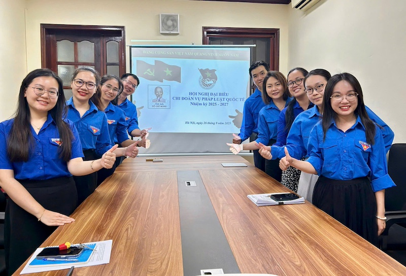 Hội nghị Đoàn viên Chi đoàn Vụ Pháp luật quốc tế nhiệm kỳ 2025 - 2027