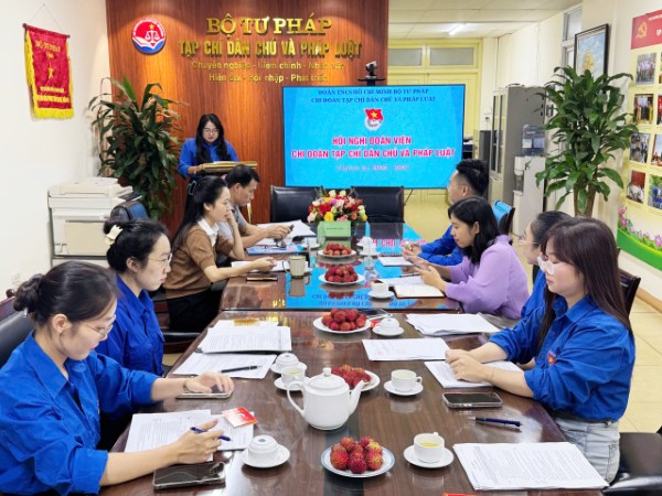 Chi đoàn Tạp chí Dân chủ và Pháp luật tổ chức thành công Hội nghị nhiệm kỳ 2025 - 2027