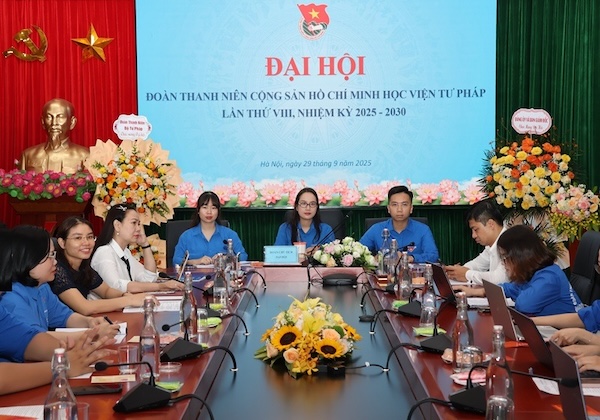Đại hội Đoàn TNCS Hồ Chí Minh Học viện Tư pháp lần thứ VIII, nhiệm kỳ 2025 - 2030