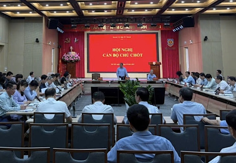 Giới thiệu nhân sự bổ sung Ủy viên Ban Thường vụ Đảng ủy Bộ Tư pháp nhiệm kỳ 2025 - 2030