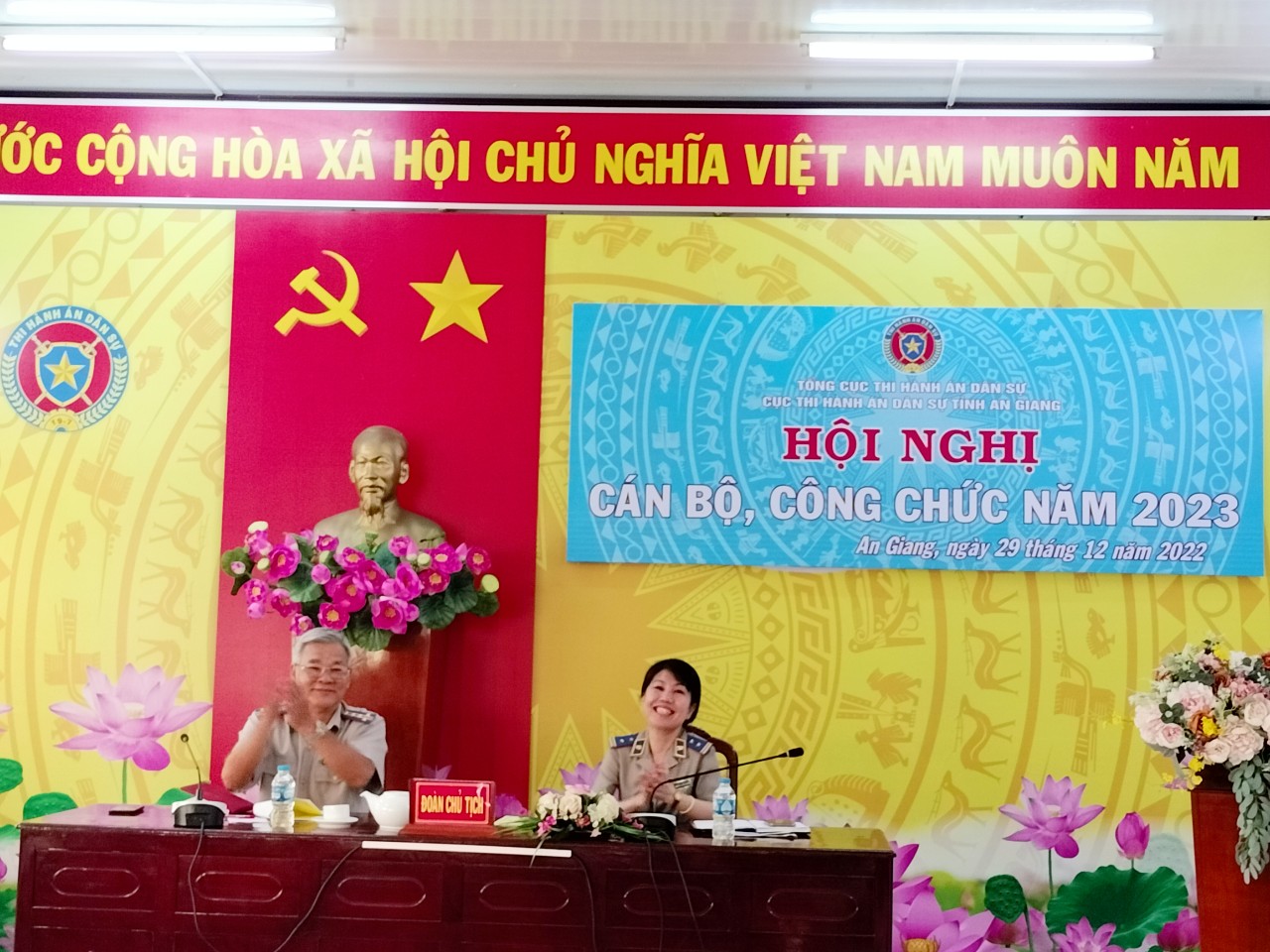 Hội nghị cán bộ, công chức năm 2022 của Cục Thi hành án dân sự tỉnh An Giang