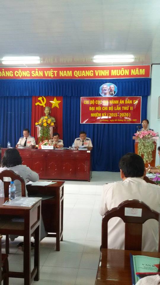 Đại hội Chi bộ Cục Thi hành án dân sự