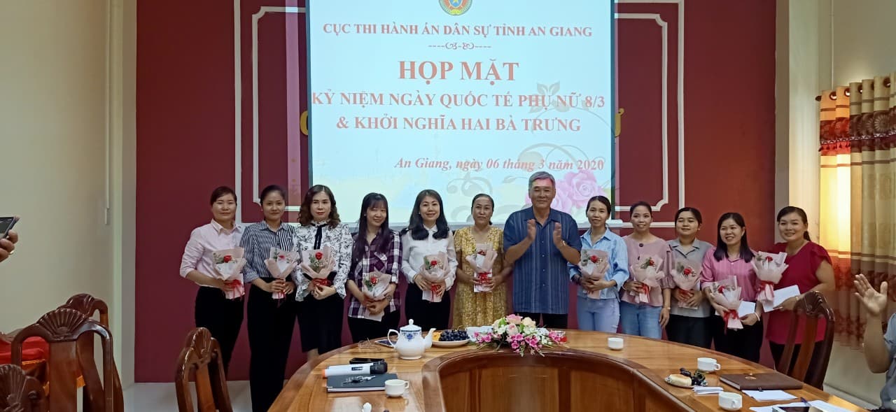 Cục THADS An Giang:Họp mặt kỷ niệm 110 năm ngày Quốc tế Phụ nữ 8-3