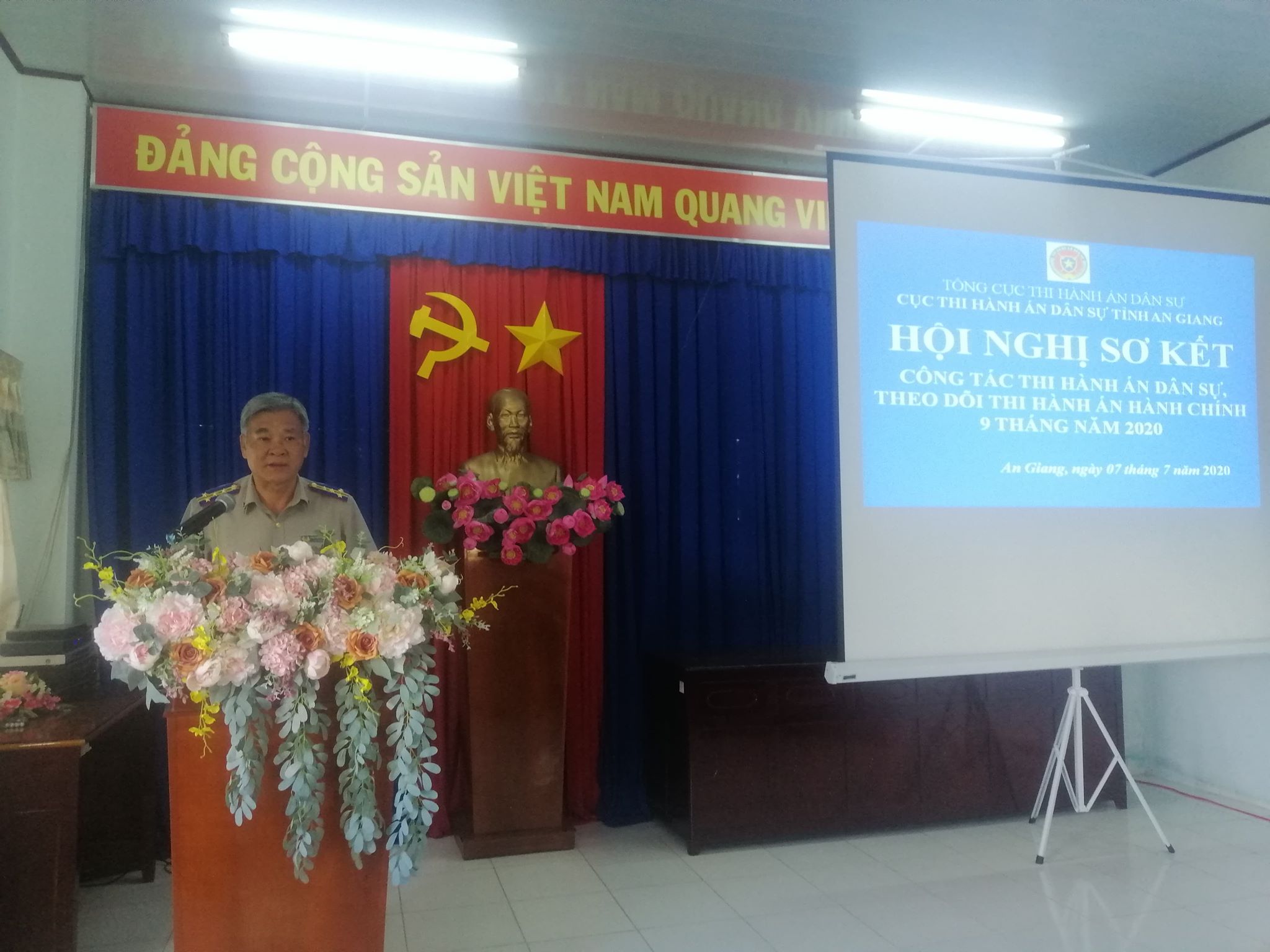 Cục THADS tỉnh An Giang sơ kết công tác thi hành án dân sự, hành chính 09 tháng đầu năm 2020.