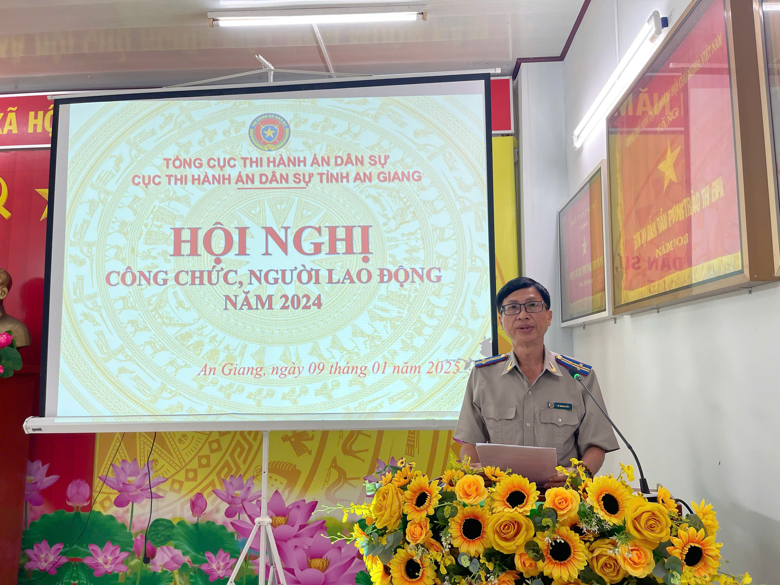 Cục THADS tỉnh An Giang sơ kết công tác thi hành án dân sự, hành chính 06 tháng đầu năm 2021