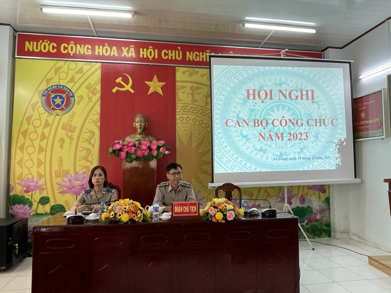 Hội nghị cán bộ, công chức năm 2022 của Cục Thi hành án dân sự tỉnh An Giang