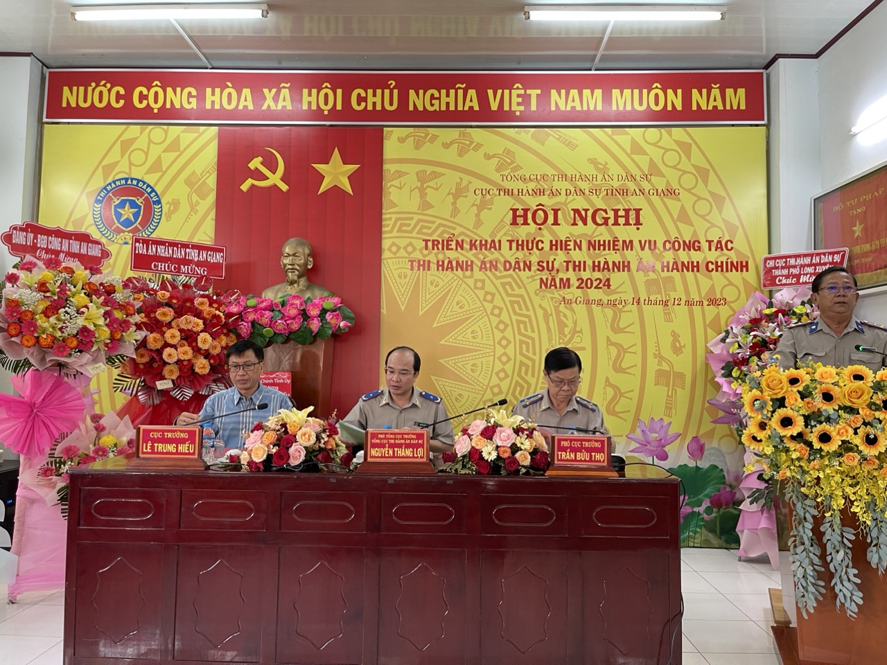 Cục Thi hành án dân sự tỉnh An Giang long trọng tổ chức Hội nghị triển khai công tác THADS, THAHC năm 2024