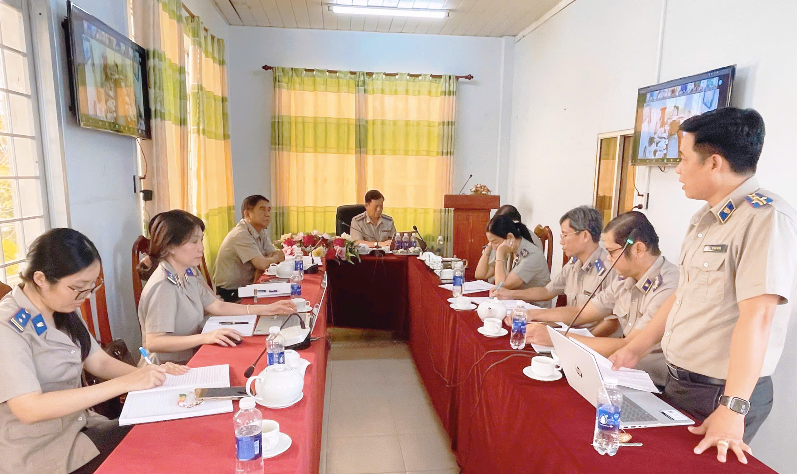 THI HÀNH ÁN DÂN SỰ TỈNH AN GIANG TỔ CHỨC HỘI NGHỊ GIAO BAN CÔNG TÁC THI HÀNH ÁN DÂN SỰ THÁNG THỨ NHẤT VÀ PHƯƠNG HƯỚNG, NHIỆM VỤ THÁNG THỨ HAI NĂM 2026