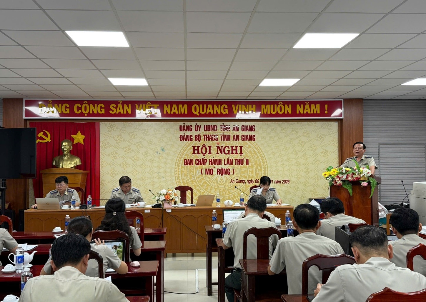 HỘI NGHỊ BAN CHẤP HÀNH ĐẢNG BỘ THI HÀNH ÁN DÂN SỰ TỈNH AN GIANG LẦN THỨ II (MỞ RỘNG)