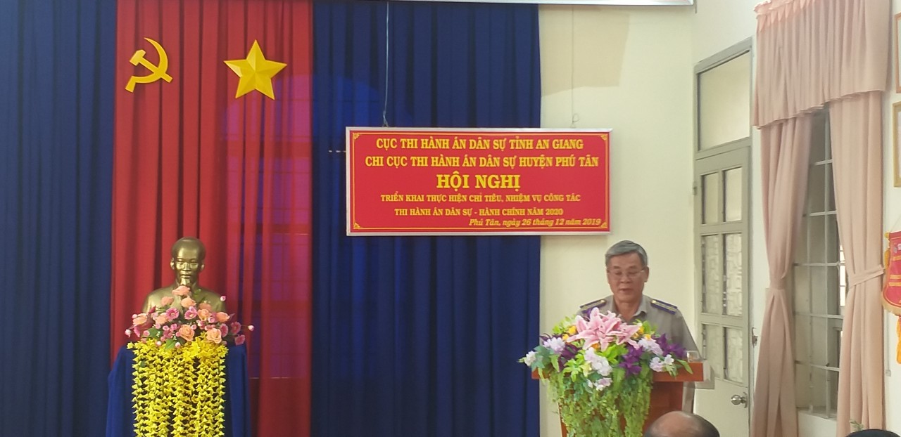 CHI CỤC THADS HUYỆN PHÚ TÂN, TỈNH AN GIANG PHẤN ĐẤU HOÀN THÀNH XUẤT SẮC CHỈ TIÊU, NHIỆM VỤ NĂM 2020