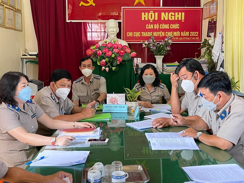 Hội nghị cán bộ, công chức Chi cục Thi hành án dân sự huyện Chợ Mới