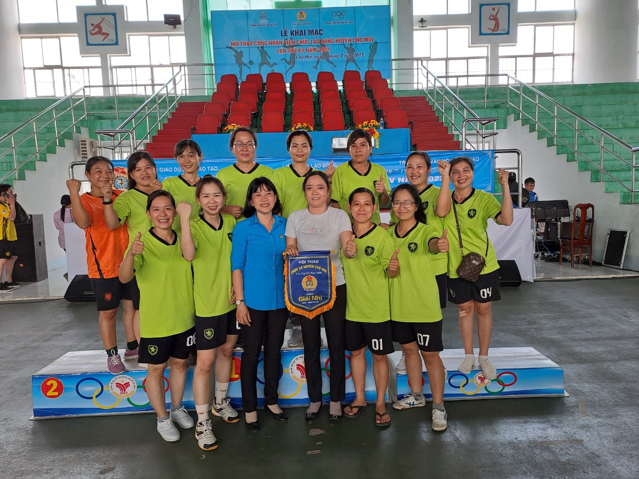 Tranh tài Hội thao công nhân, viên chức, người lao động huyện Chợ Mới lần thứ XV