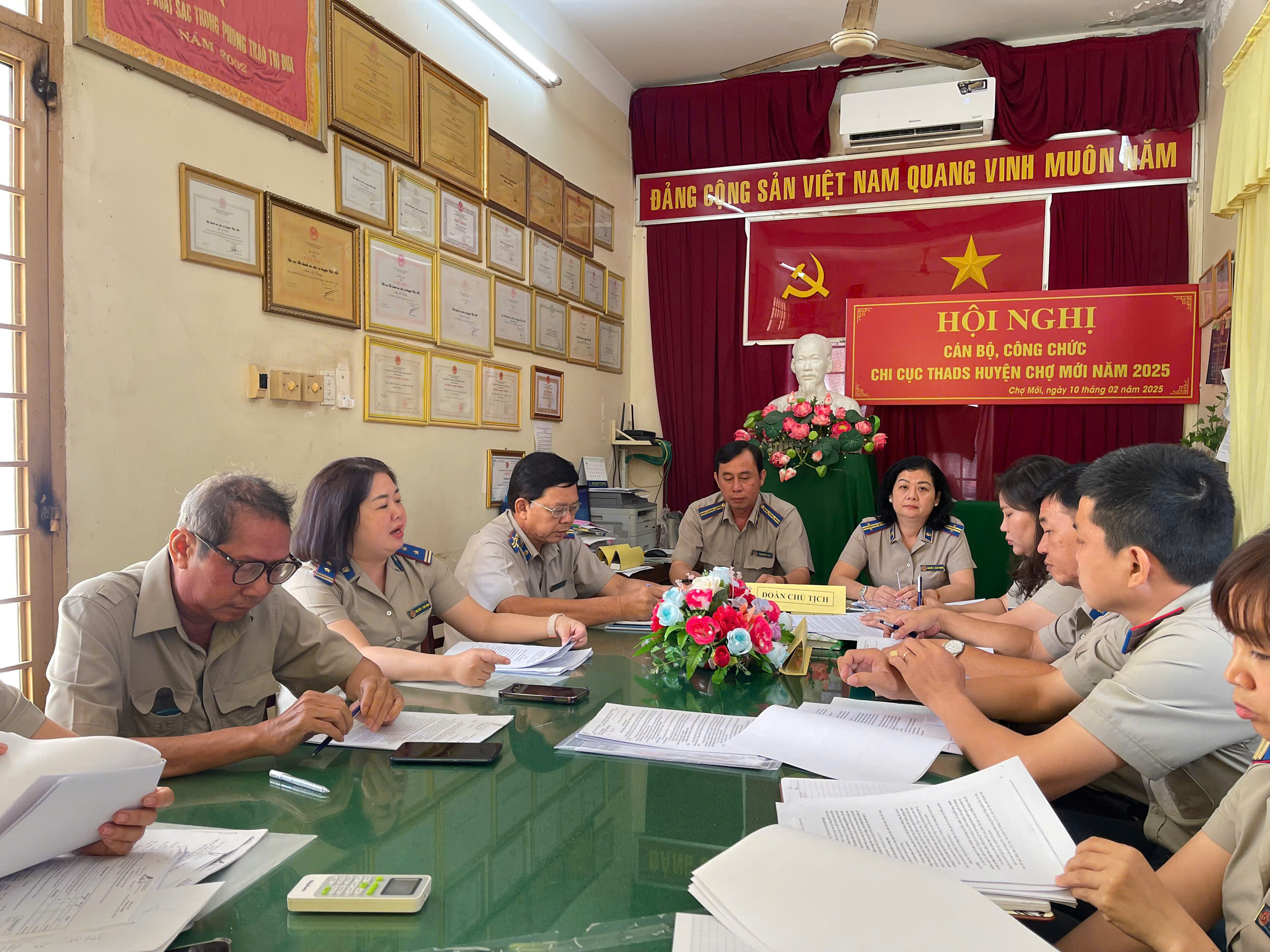 Chi cục Thi hành án dân sự huyện Chợ Mới tổ chức Hội nghị cán bộ, công chức, người lao động năm 2024