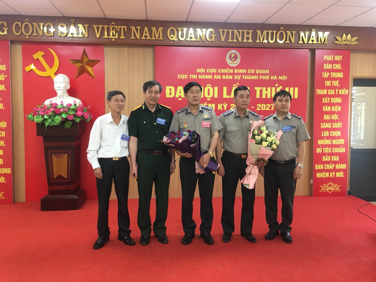 ĐẠI HỘI HỘI CỰU CHIẾN BINH CƠ QUAN CỤC THI HÀNH ÁN DÂN SỰ THÀNH PHỐ HÀ NỘI NHIỆM KỲ 2022 – 2027